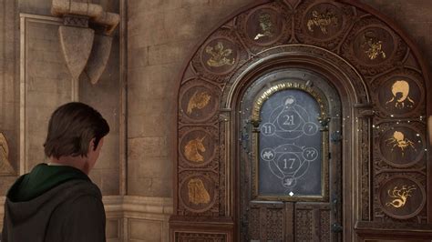 HOGWARTS LEGACY CENTRAL HALL PUZZLE DOOR。